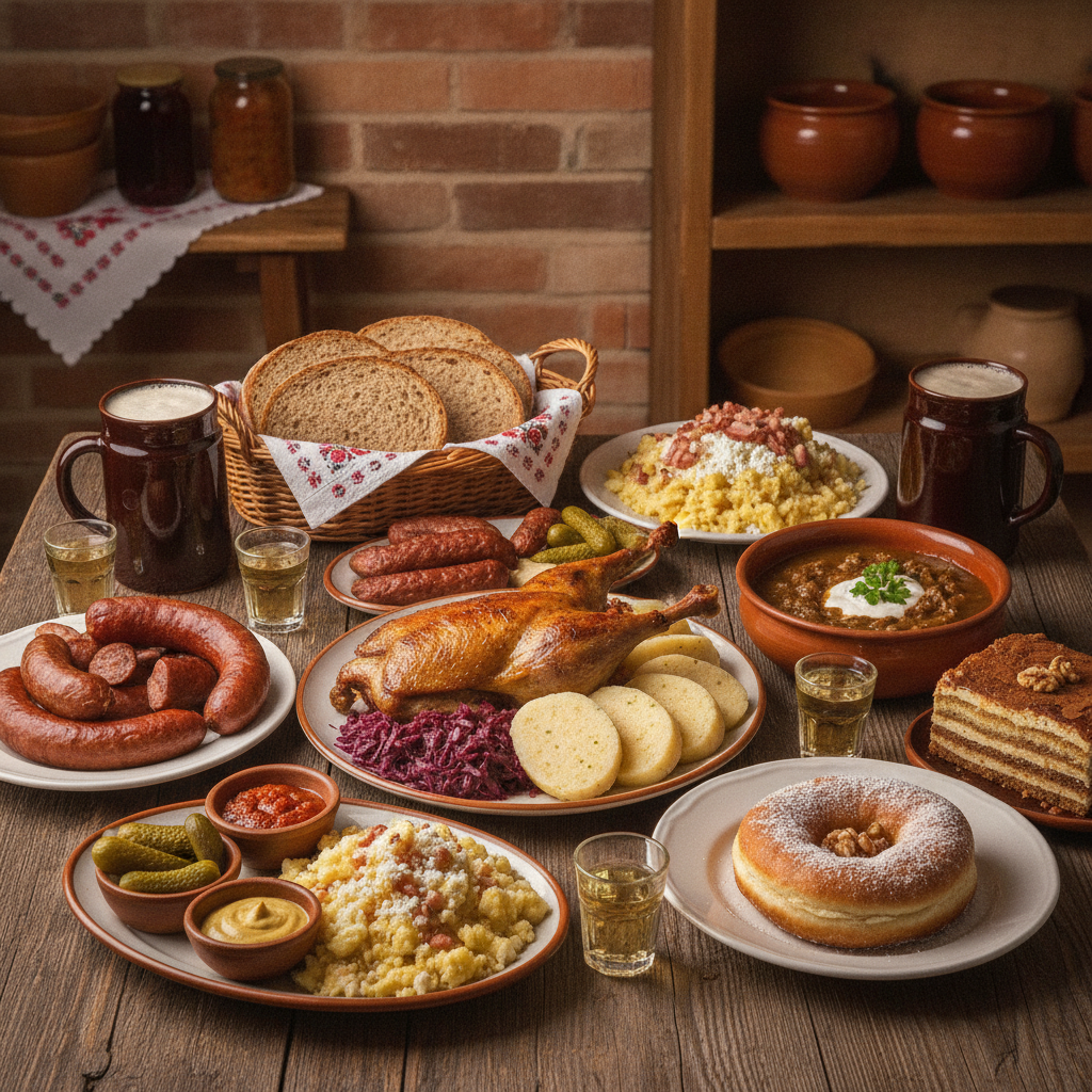 Explorando la Gastronomía Checa y Eslovaca: Un Viaje por el Corazón de Europa Central