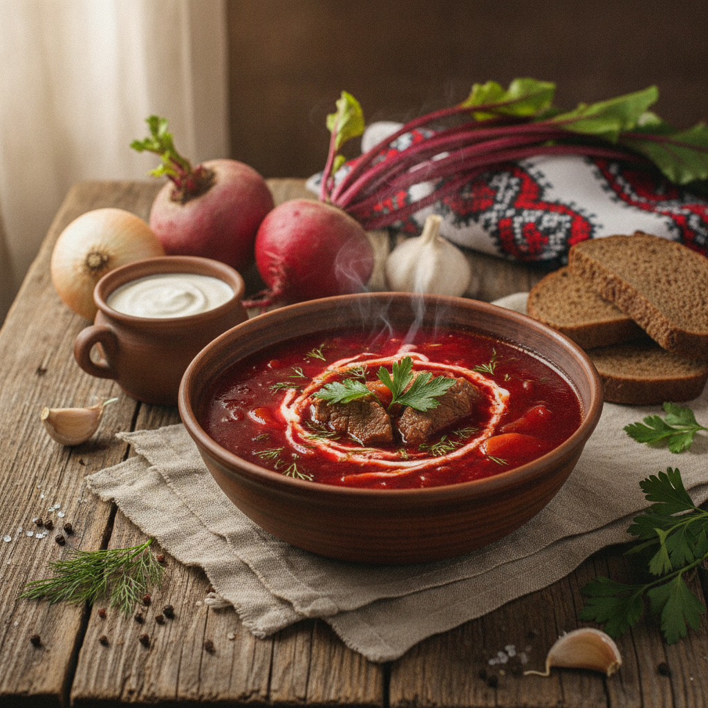 El Secreto de la Sopa de Remolacha Ucraniana: Tradición y Sabor en Tu Mesa